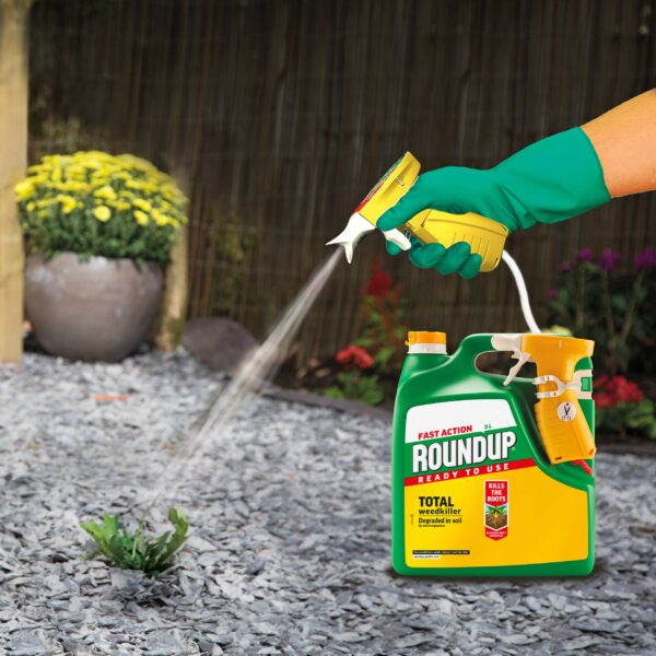 Roundup Fast Action Weedkiller, Ready to Use, Manual Spray, 3 Litre