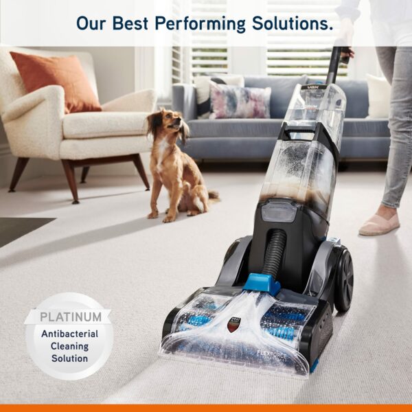 Vax Platinum Antibacterial 1.5L Carpet Cleaner Solution, Stain Remover Shampoo, Citrus Burst Scent