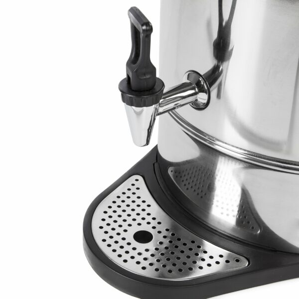 Swan SWU10L Catering Urn with Automatic Temperature Control, Drip Tray, 10L, 1600W, Stainless Steel, Silver