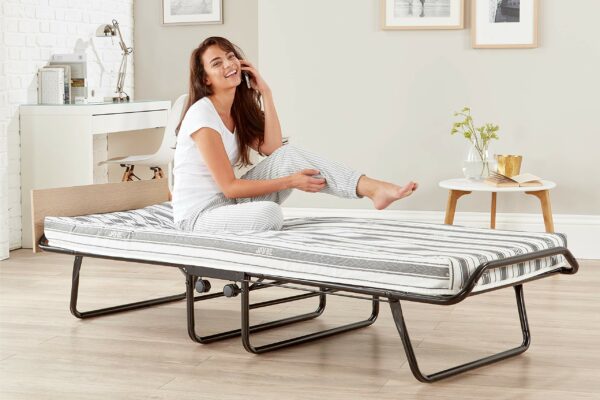 Jay-Be Supreme Automatic Folding Bed with Rebound e-Fibre Mattress - Single