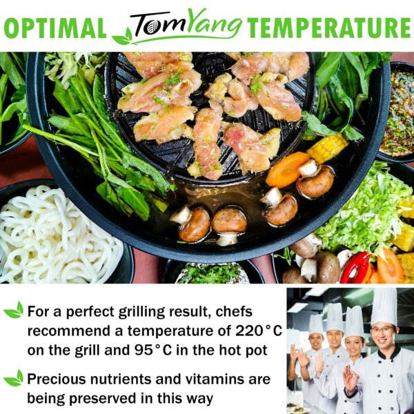 TomYang Hot Pot – The Original Thai Grill & Hot Pot, Electric Thai BBQ Multi Cooker, Swiss Coating, German Design, More than 100 Recipe Videos. Korean food, Hotpot chinese pot, Hot plate, Ramen bowl