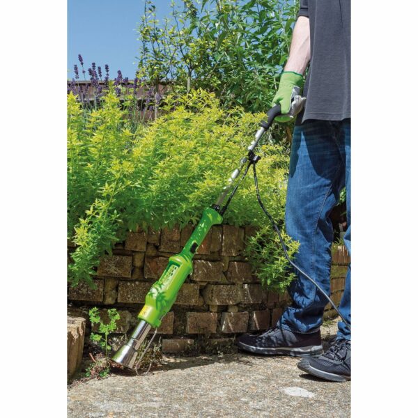 Draper 2000W Electric Weed Burner | 1.7m Cable Hot Air Garden & Allotment Weed Control | Multifunctional Weeding Lighter | Soft Grip Handle 2 Heat Set | 68696, Silver