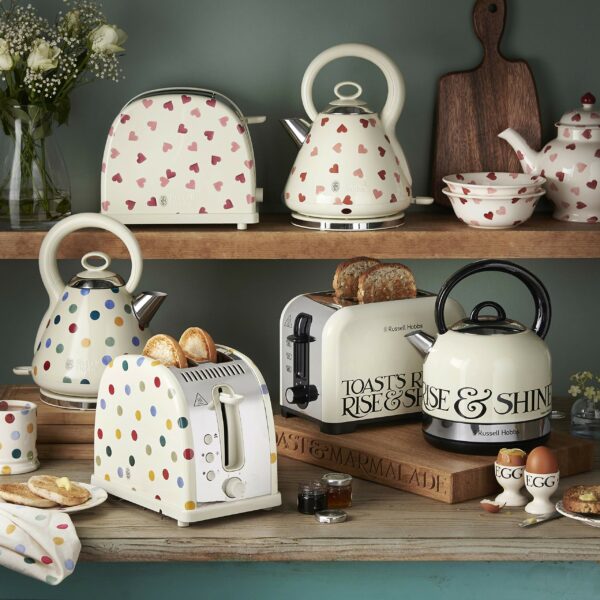 Russell Hobbs 28330 Emma Bridgewater Pink Hearts Kettle, 1.7 Litres