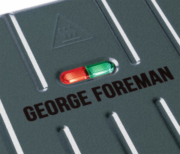 George Foreman Small Grey Steel Grill 25031
