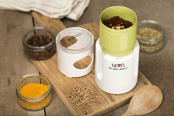 Revel CCM104 Wet and Dry Grinder, Plastic, White/Green