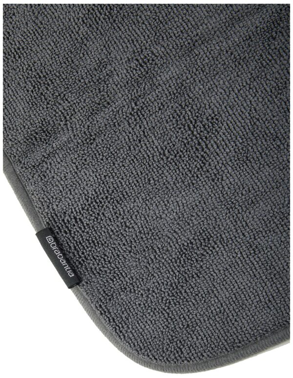 Brabantia 117626 Microfibre Dish Drying Mat, Dark Grey, 47 x 40 x 1 cm