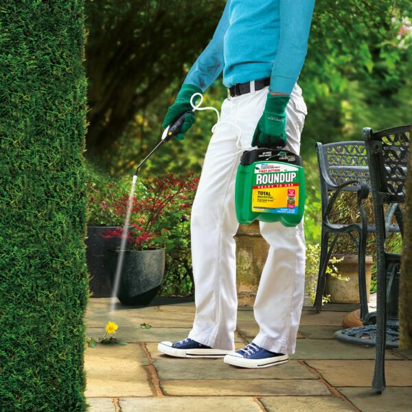Roundup 119407 Fast Action Weedkiller Pump 'N Go Ready To Use Spray, 5 Litre