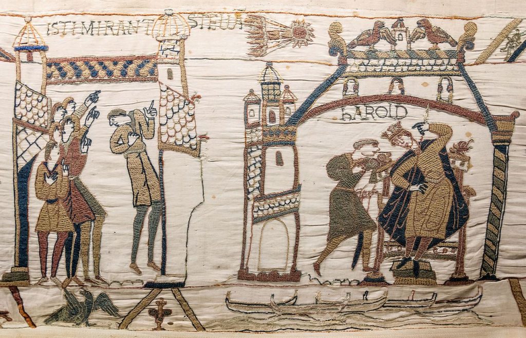 Chapter 3: A Long and Illustrious History 7 Part of the Bayeux Tapestry – the linen cloth is nearly 70 metres (230 feet) long and is embroidered with coloured wool