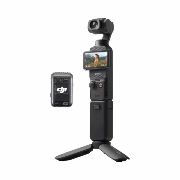 DJI Osmo Pocket 3 Creator Combo, Vlogging Camera with 1'' CMOS  4K/120fps Video, 3-Axis Stabilization, Face/Object Trackingacking