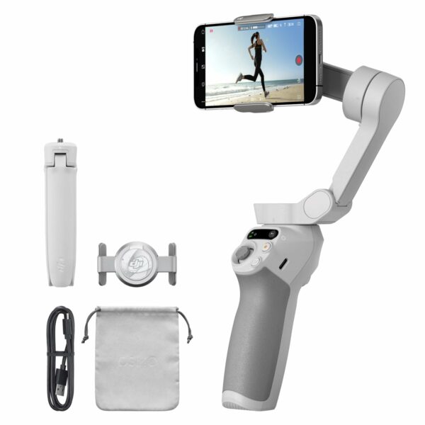 DJI OSMO Mobile SE smartphone gimbal, 3-axis stabilization, handy and foldable, Android and iPhone gimbal with ShotGuides