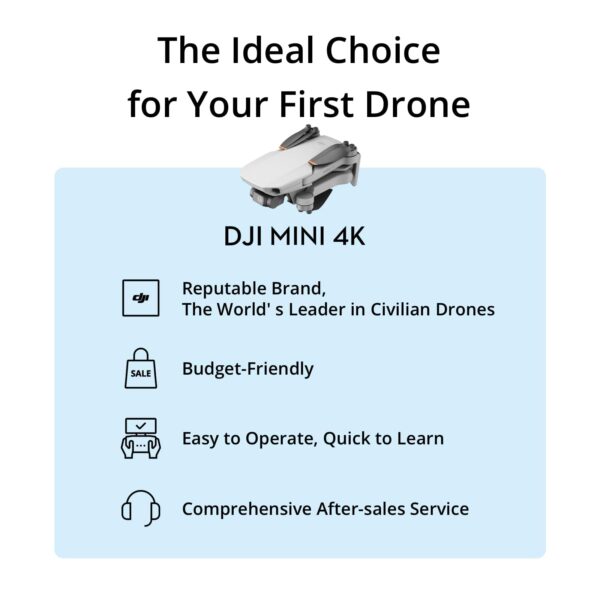 DJI Mini 4K, Drone with Camera 4K Professional